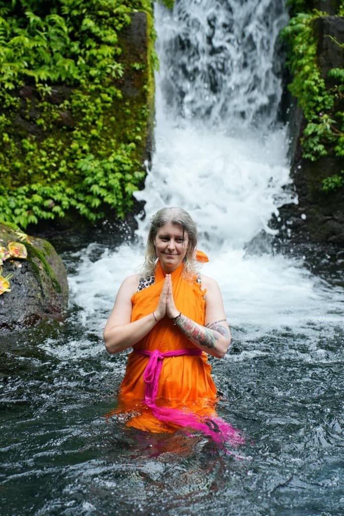 Holy Temple Purification Sacred Balinese Cleansing Ceremony