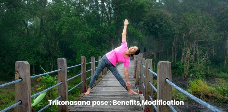 Trikonasana – How to do it, Benefits, Modifications and Contraindications