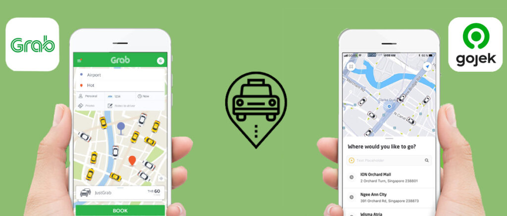 Gojek or Grab app