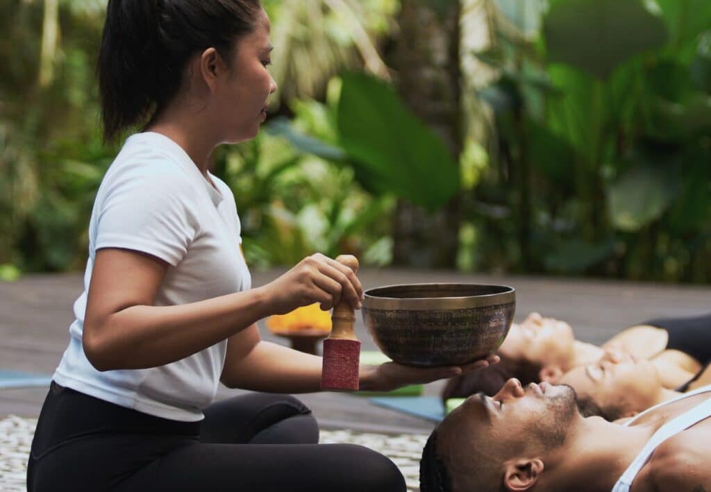 Sound Ball meditation at Bali YTTC