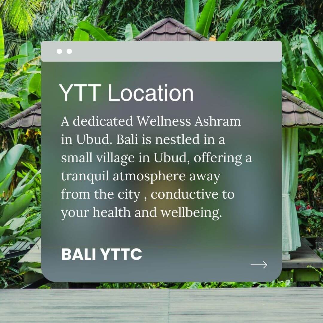 home 14 location of yoga teacher training in Bali