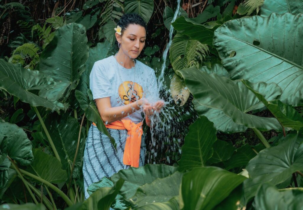 purification ceremony at Bali Yoga Teacher Training Center Ubud