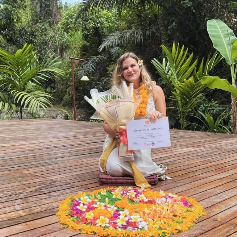 Gallery 17 Anna - Bali 200 hour Yoga Teacher Training Graduate from Austria