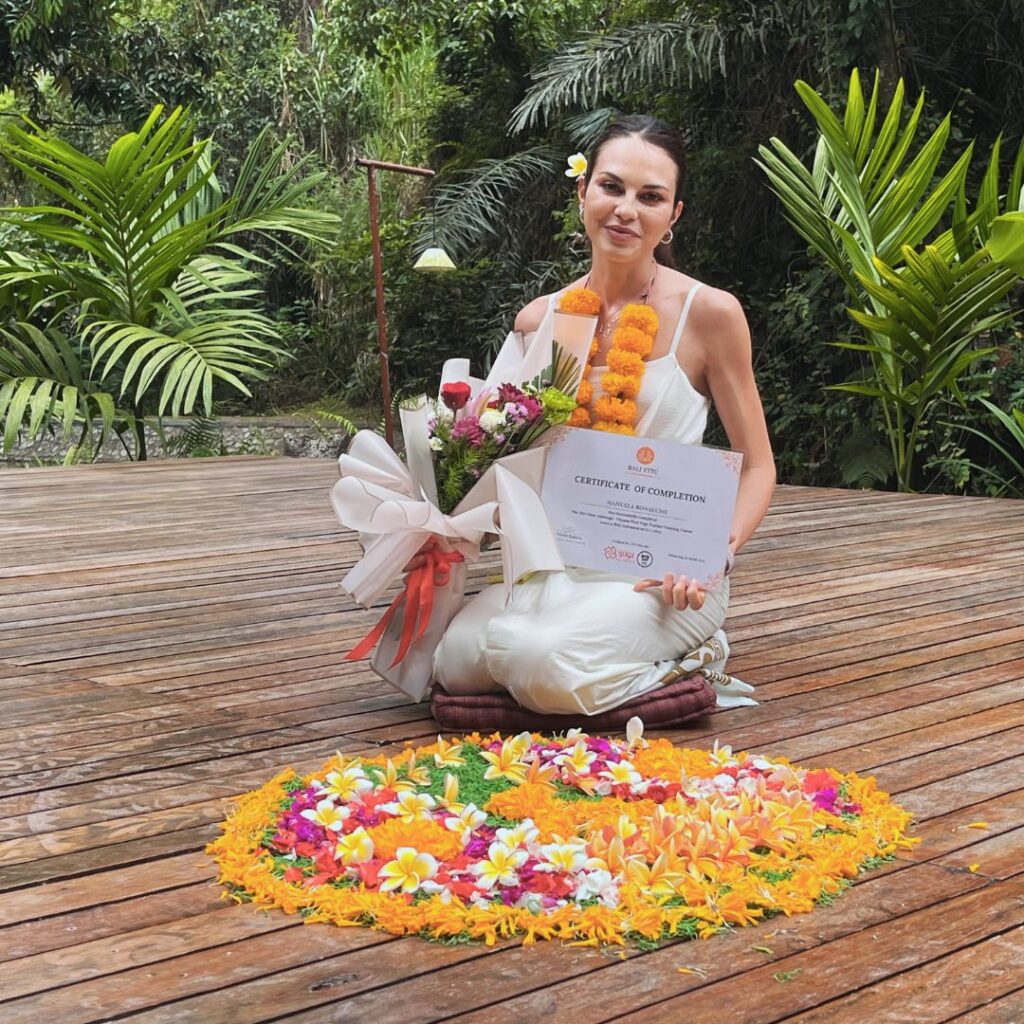 Manuela Certificate Bali YTTC