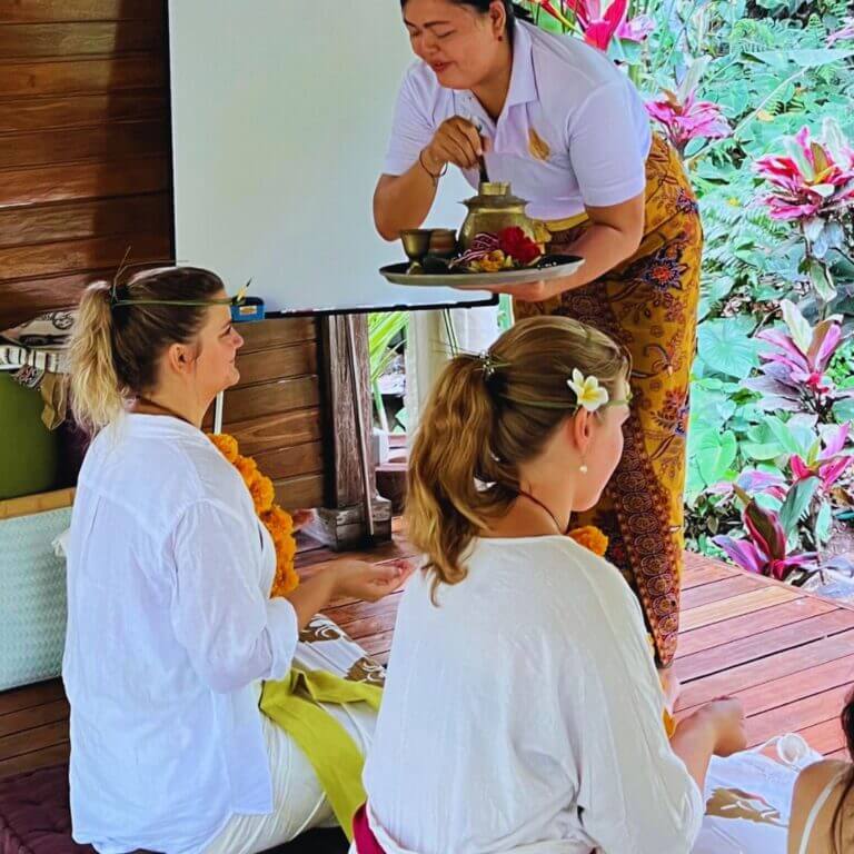 Gallery 16 Yoga Teacher Training Welcoming ceremony in Bali YTTC