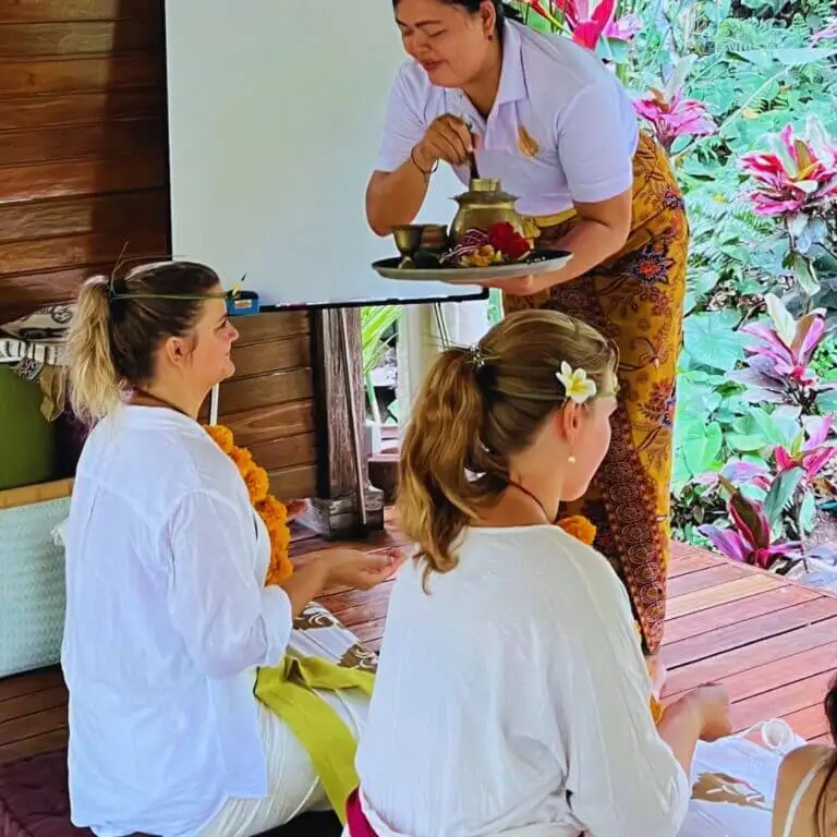 home 28 Yoga Teacher Training Welcoming ceremony in Bali YTTC