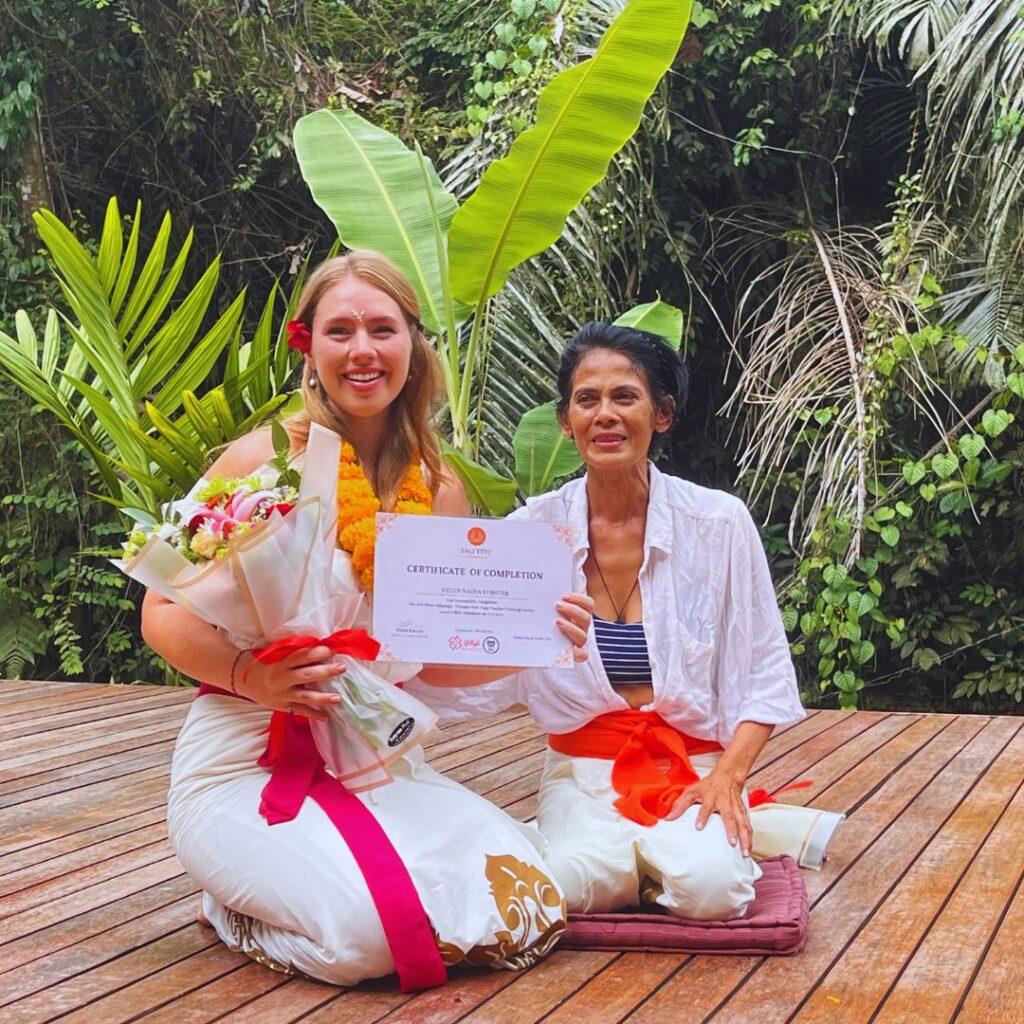 Yoga Training Certificate bali